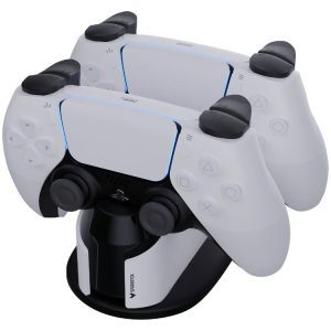 SparkFox Dual Charge Dock with Adapter for PlayStation 5