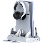 JAVRUNWOF Multifunctional Cooling Stand for PS5
