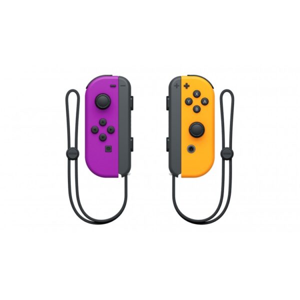 Nintendo Switch OLED with Neon Blue and Neon Red Joy-Con + Joy-Con Neon Purple/Neon Orange - تصویر 3