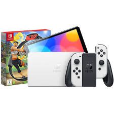 Nintendo Switch OLED Model with White Joy-Con + Ring Fit Adventures Nintendo Switch OLED Model with White Joy-Con + Ring Fit Adventures