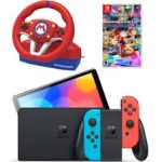 Nintendo Switch OLED with Neon Blue and Neon Red Joy-Con - Pro Racing Bundle - تصویر 6