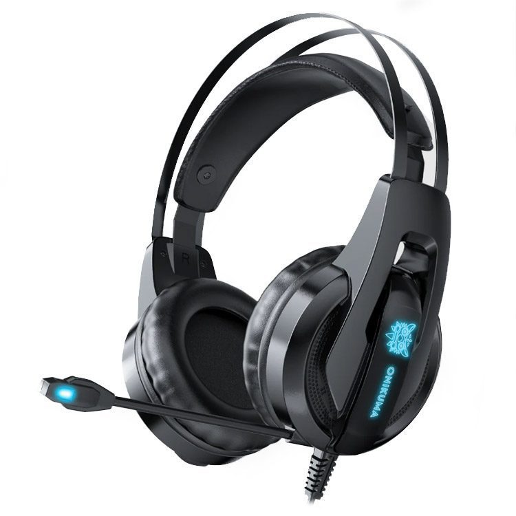 Onikuma K16 Gaming Headset - Black-Blue Onikuma K16 Gaming Headset - Black-Blue - تصویر 1