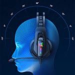 Onikuma K16 Gaming Headset - Black-Blue - تصویر 6