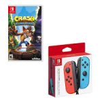 Nintendo Switch OLED with Neon Blue and Neon Red Joy-Con - Crash Bandicoot Bundle - تصویر 4