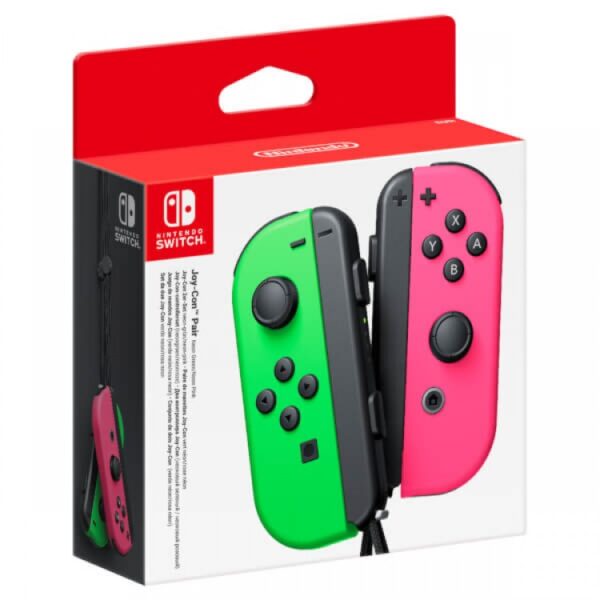Nintendo Switch Joy-Con Controller Pair - Neon Pink Neon Green - تصویر 2