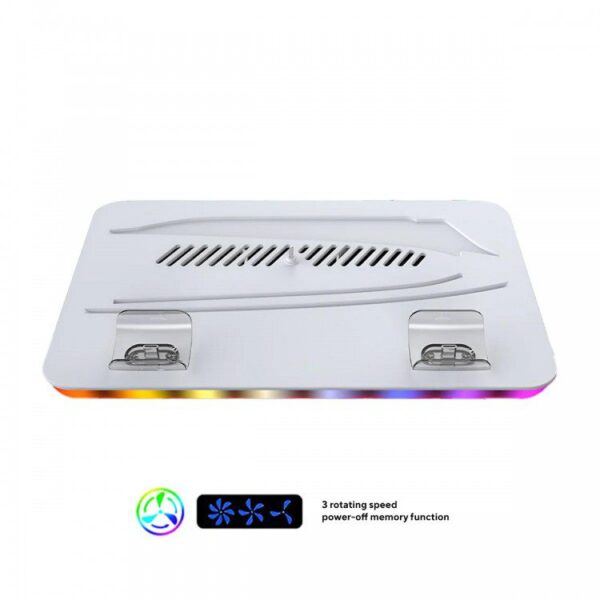 Dobe Multi-Function Cooling Charging Dock for New P-5 - White - تصویر 6