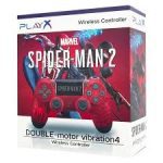 Double-motor Vibration 4 Wireless Controller - Spider-Man 2 high copy - تصویر 4