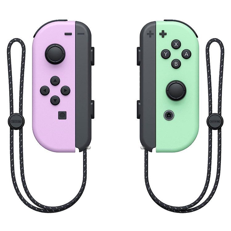 Nintendo Switch Joy-Con Controller Pair - Pastel Purple Pastel Green Nintendo Switch Joy-Con Controller Pair - Pastel Purple Pastel Green