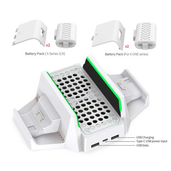 فن و پایه شارژر ایکس باکس DOBE TYX-0663 - تصویر 6