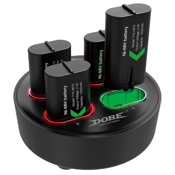 پایه شارژر و باتری 1200 MA دسته XBOX مدل DOBE TYX-0645S - تصویر 2