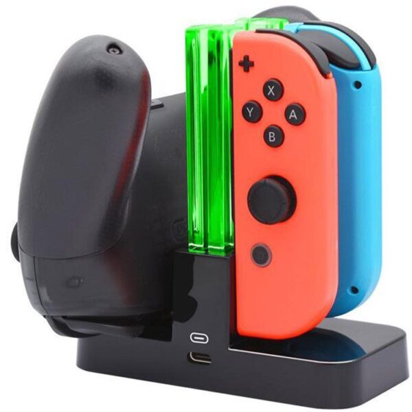 Dobe Dual Charging Dock for Nintendo Switch Joy-Con and Pro Controller - تصویر 2