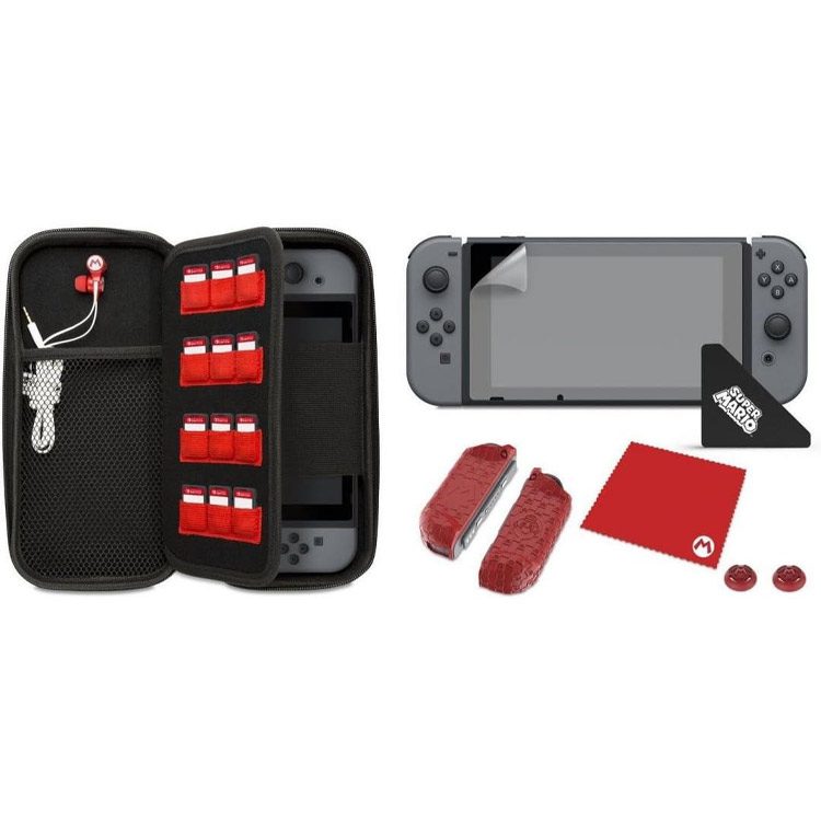 PDP Starter Set for Nintendo Switch - Mario M Edition PDP Starter Set for Nintendo Switch - Mario M Edition