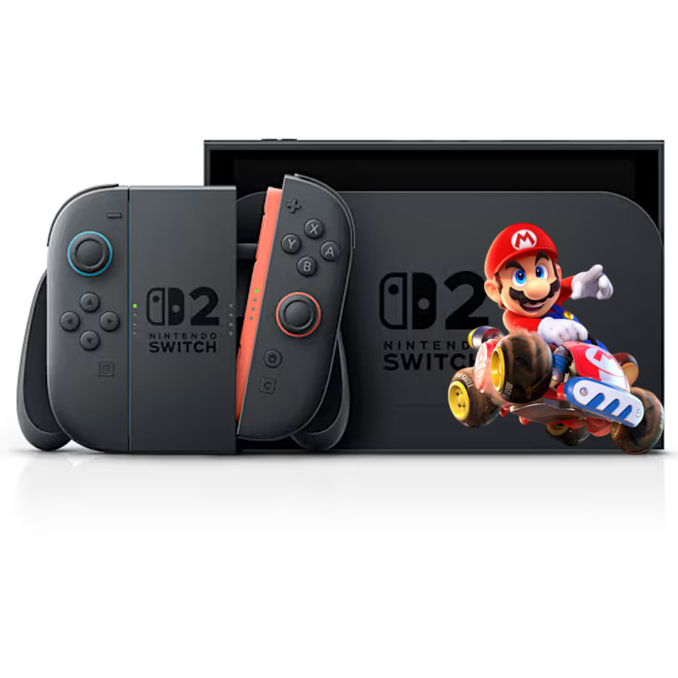 Nintendo Switch 2 + Mario Kart World - Black Nintendo Switch 2 + Mario Kart World - Black