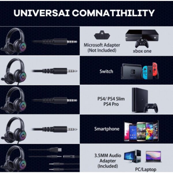 Onikuma X7 Pro Gaming Headset - تصویر 3