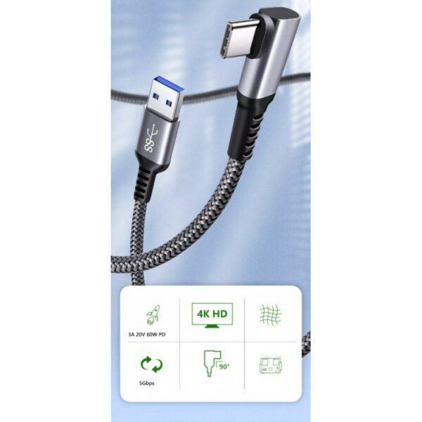 VR Link USB 3.2 Gen 1 to USB-C Cable - 5M