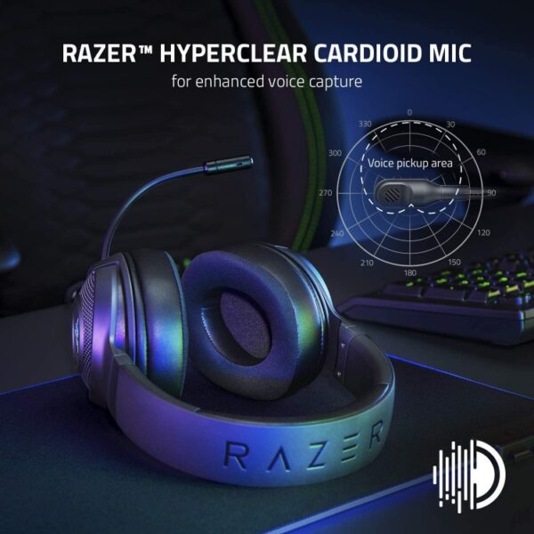Razer Kraken v3 X 7.1 Gaming Headset - Black - تصویر 7