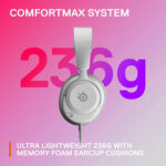 SteelSeries Arctis Nova 1 Gaming Headset - White - تصویر 6