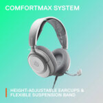 SteelSeries Arctis Nova 1 Gaming Headset - White - تصویر 7