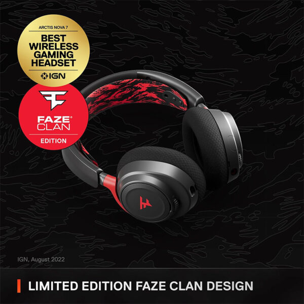 Steelseries Arctis Nova 7 Wireless Gaming Headset -FaZe Clan Edition - تصویر 3