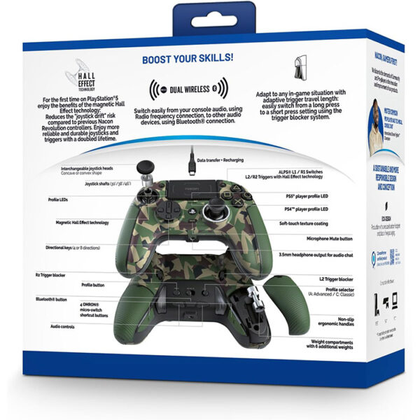 Nacon Revolution 5 Pro Wireless Gamepad - Forest Camo - تصویر 3