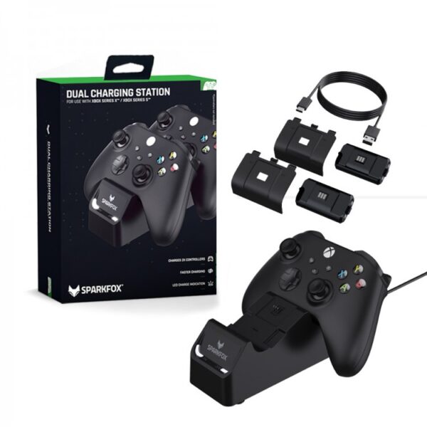 SparkFox Dual Charging Station for XBOX Series X-S