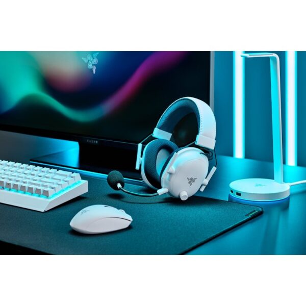 Razer Blackshark v2 Pro Wireless eSports Headset - White - 2023 Edition - تصویر 2