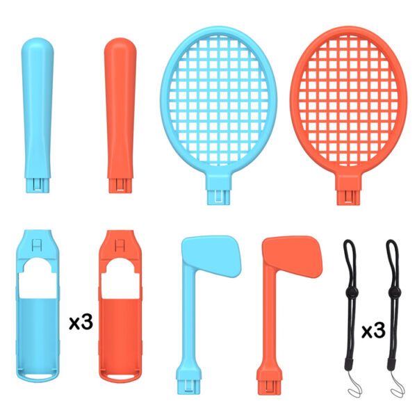 2 N-S2 Sports Kit for N-S 2 Joy Pad - Red/Blue