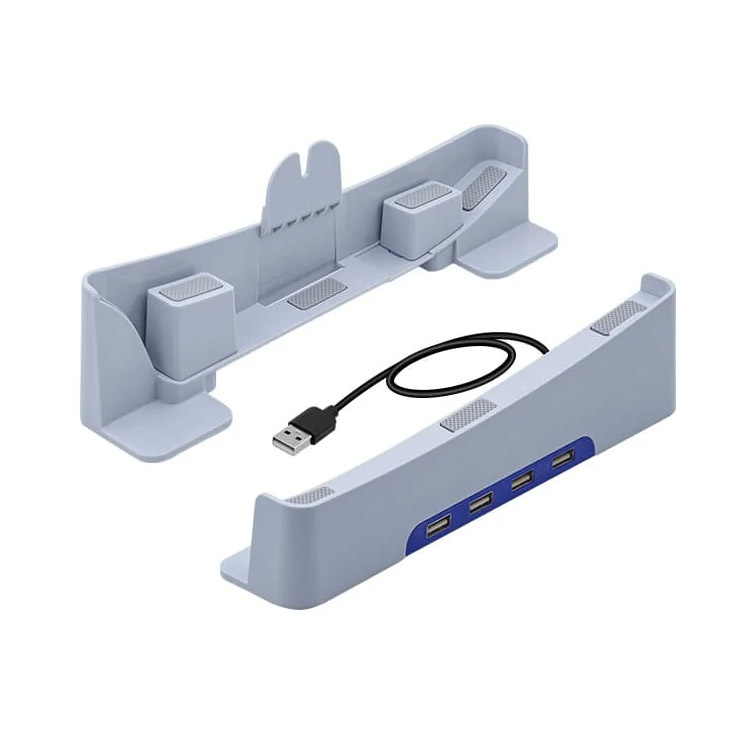 PGTech Console Bracket with 4-in-1 USB Hub for PS5