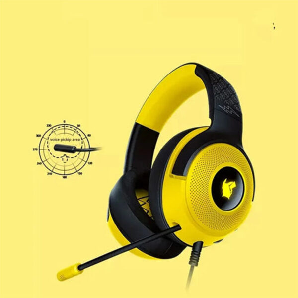 Razer Kraken v3 X 7.1 Gaming Headset - Pikachu Limited Edition غیر اصل - تصویر 3