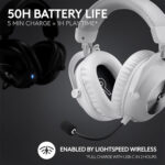 Logitech G Pro X 2 LIGHTSPEED Wireless Gaming Headset - White - تصویر 2